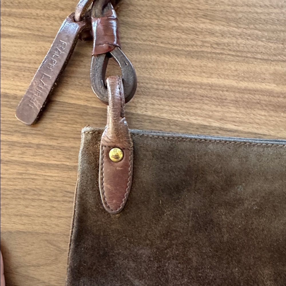 Vintage rare Ralph Lauren Suede bag - Picture 8 of 14